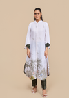 Naseebo Kely Midnight Garden Linen Kurta Set