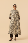 Naseebo Geometric Maze Linen Co-ord Set
