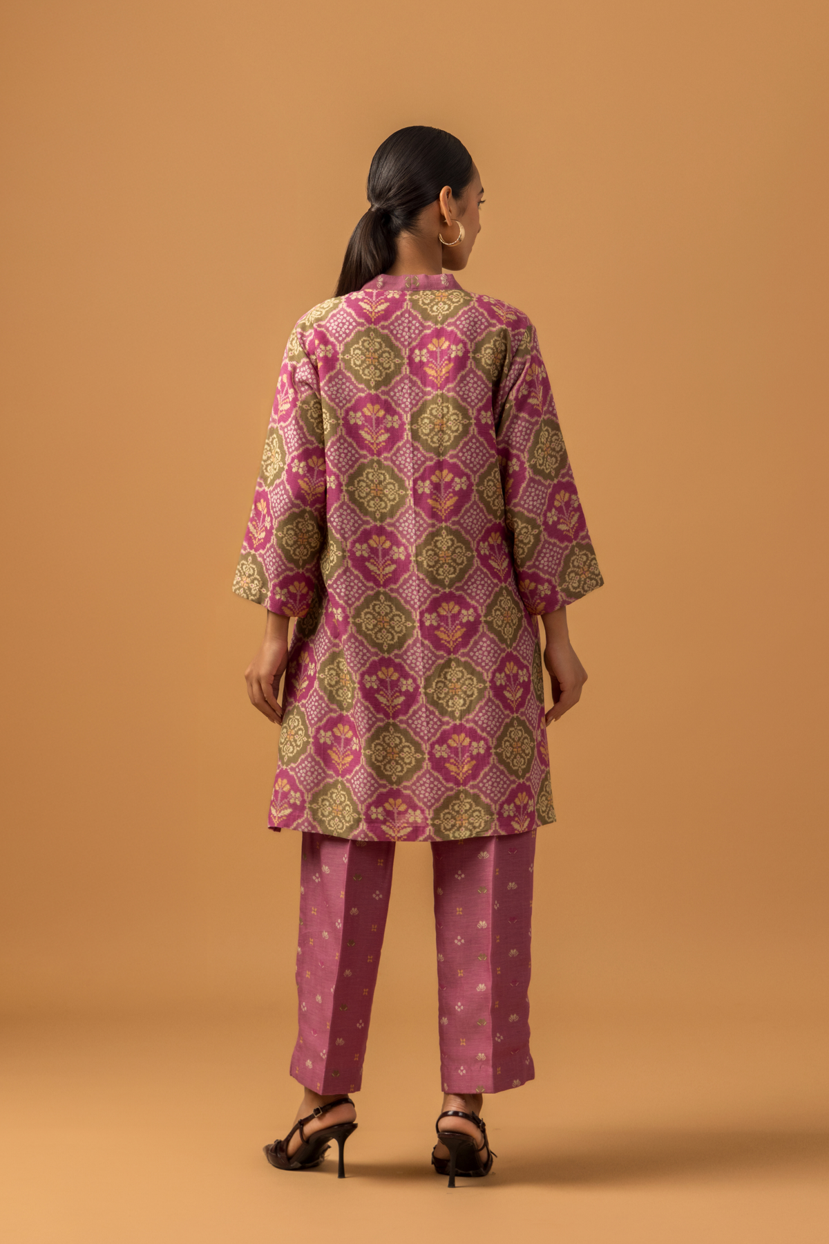 Naseebo Orchid Tapestry Linen Co-ord Set