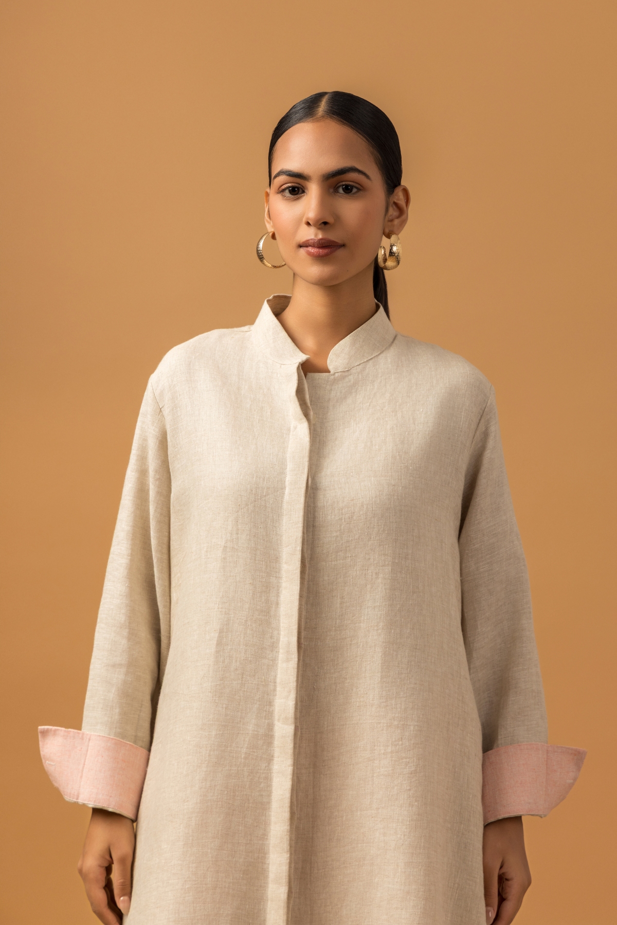Naseebo Pearl Floral Trail Linen Co-ord Set
