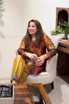 Naseebo Argyle Tissue Co-ord Set