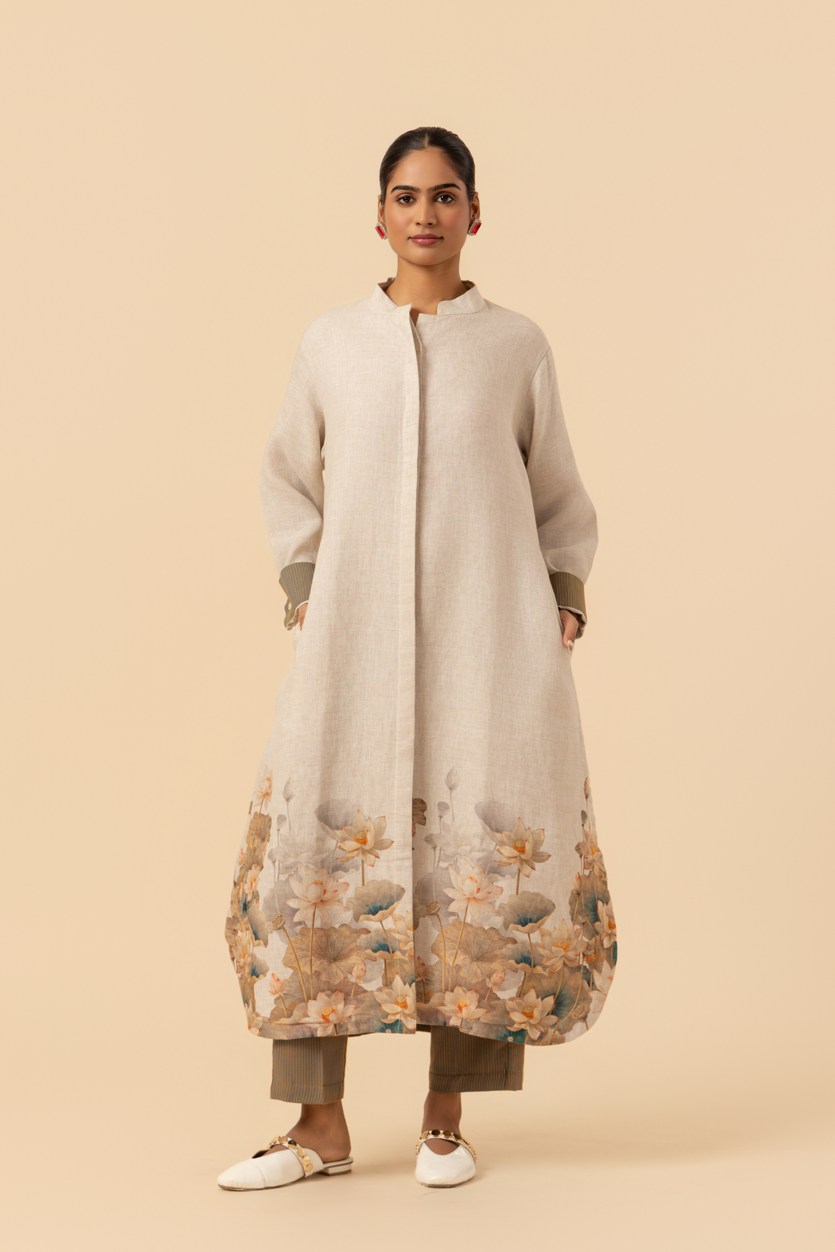 Naseebo Dune Petal Linen Co-ord Set