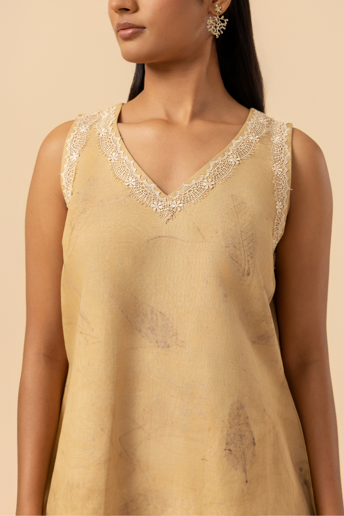 Naseebo Faded Foliage Hemp Cotton Co-ord Set