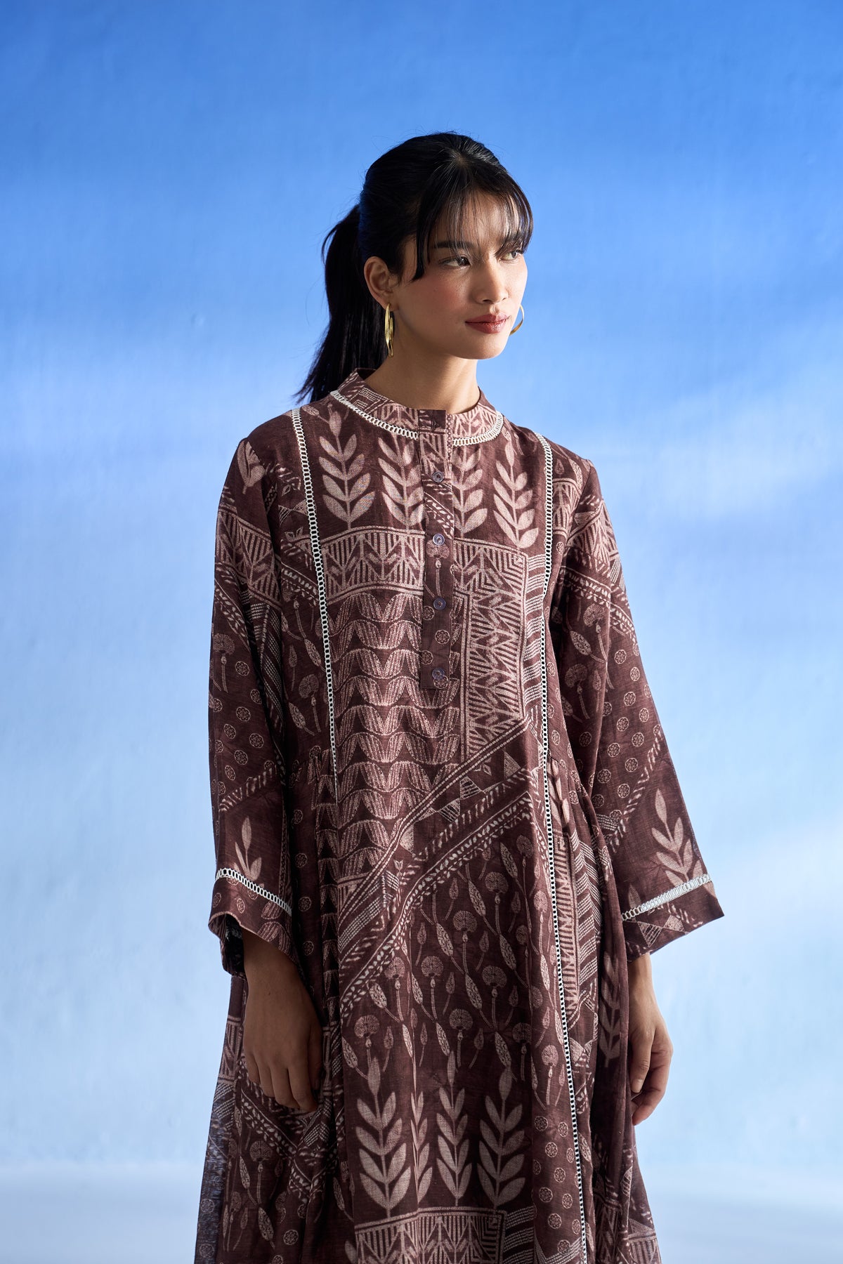 Naseebo Rustic Earthy Linen Co-ord Set