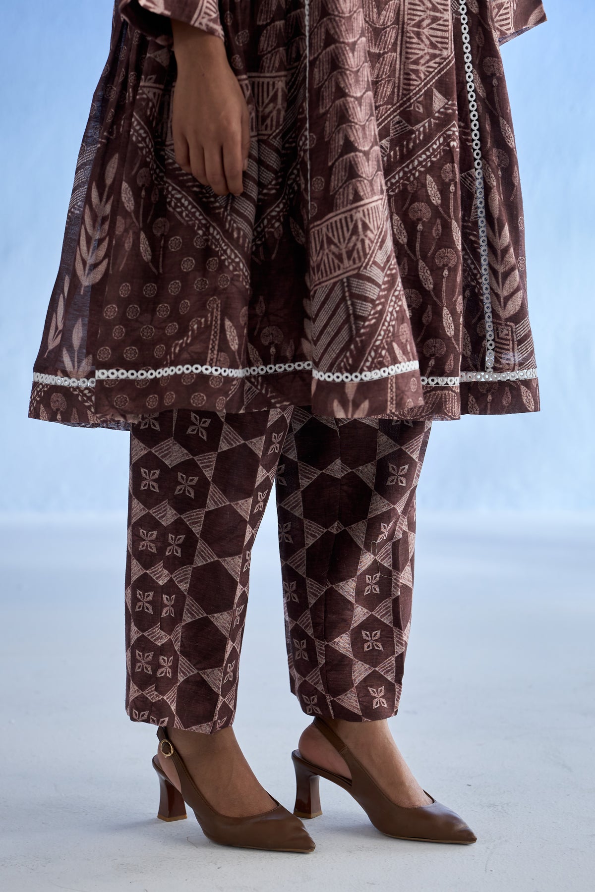 Naseebo Rustic Earthy Linen Co-ord Set