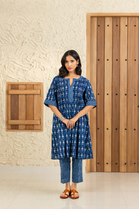 Starry Trail Indigo Coord Set