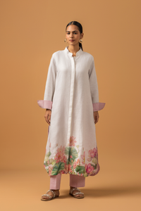 Naseebo White Lotus Dream Linen Co-ord Set