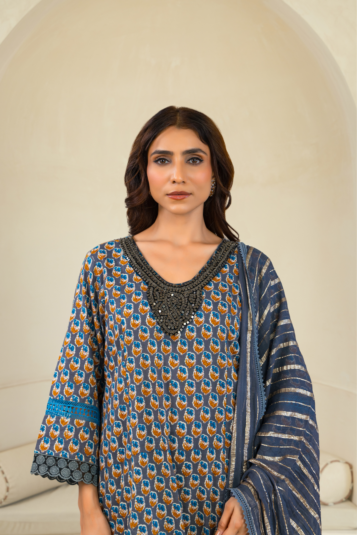 Twilight Bliss Cotton Premium Kurta Set