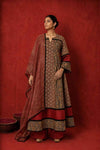 Abeer Ajrakh Anarkali Set