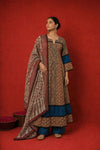 Mehrun Ajrakh Anarkali Set