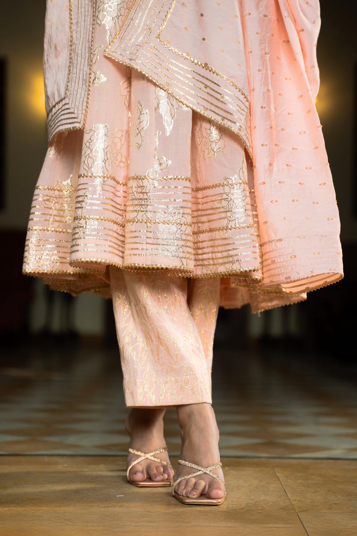Naseebo Roseate Charm Anarkali Kurta Set