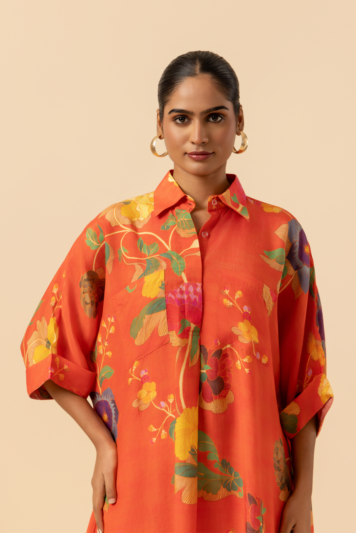 Naseebo Tangy Tropic Muslin Co-ord Set