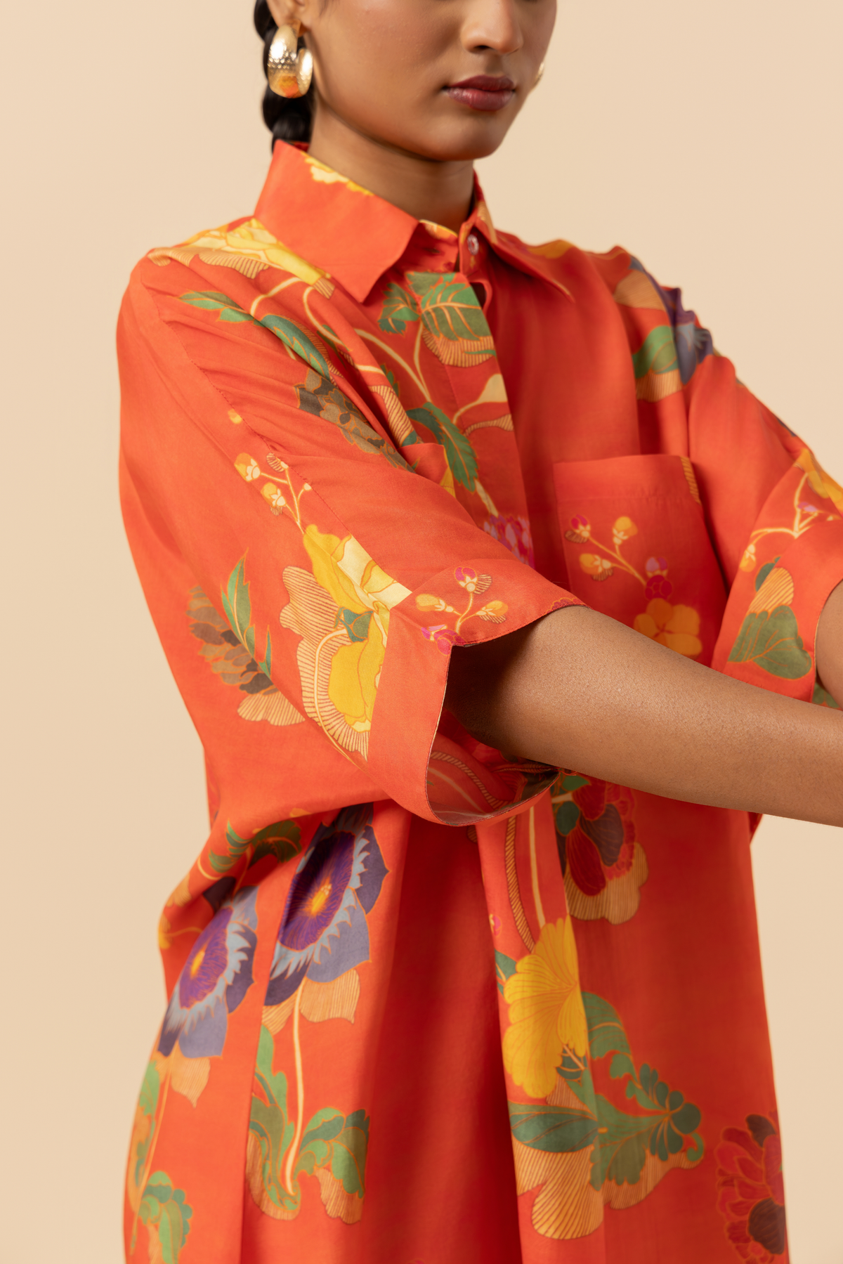 Naseebo Tangy Tropic Muslin Co-ord Set