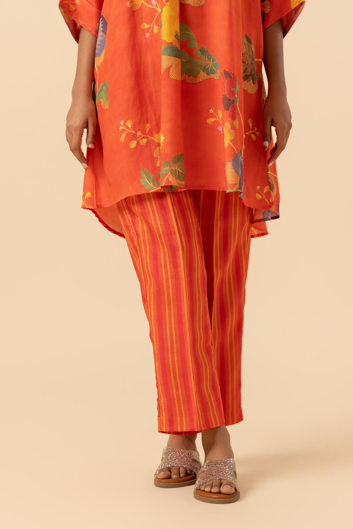 Naseebo Tangy Tropic Muslin Co-ord Set