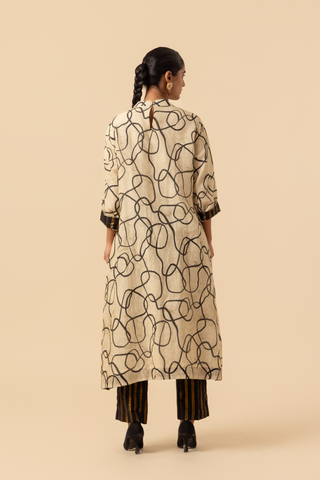 Naseebo Infinity Curve Linen Premium Co-ord Set