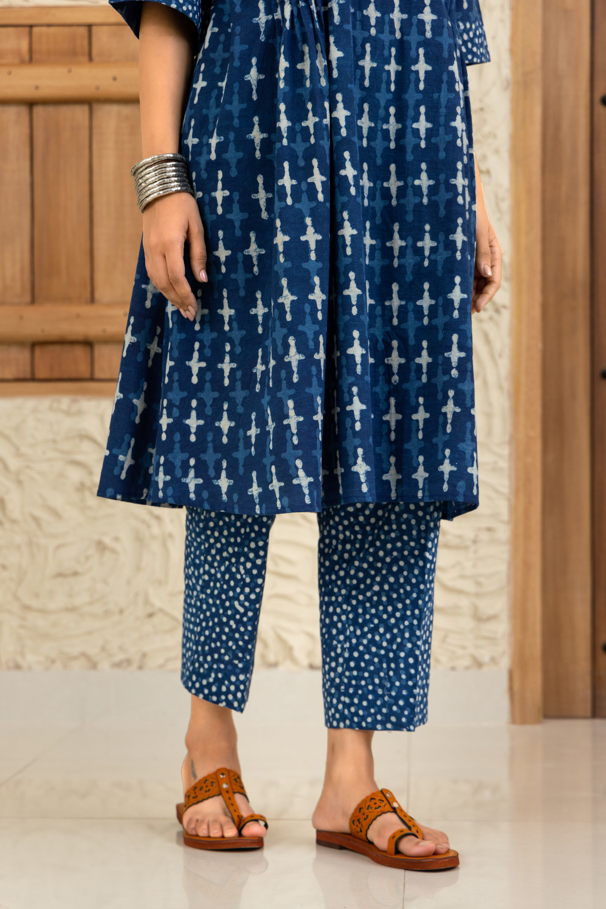 Starry Trail Indigo Coord Set