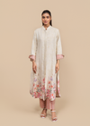 Naseebo Rosé Meadow Linen Kurta Set