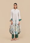 Naseebo Duke Linen Botanical Print Kurta Set