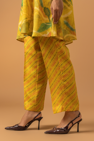 Naseebo Mustard Haze Muslin Coord Set
