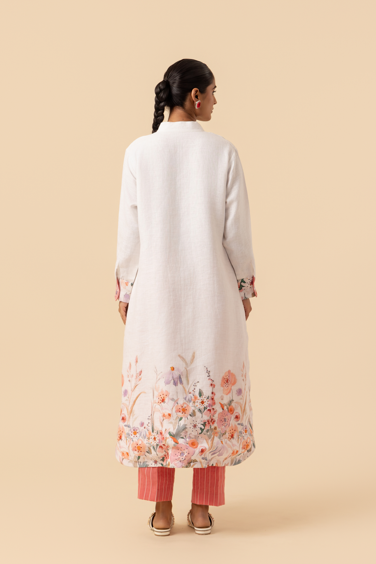Naseebo Springtime Flora Linen Co-ord Set