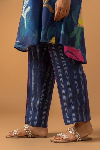 Naseebo Midnight Canvas Muslin Coord Set