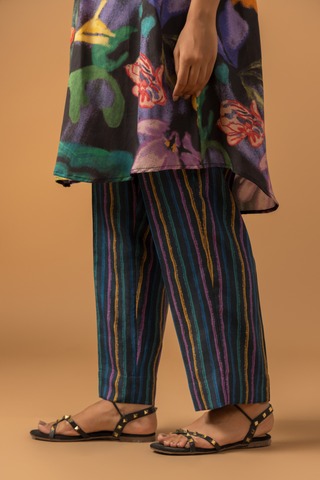 Naseebo Kohl Mirage Muslin Coord Set