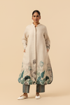 Naseebo Teal Bloom Linen Co-ord Set