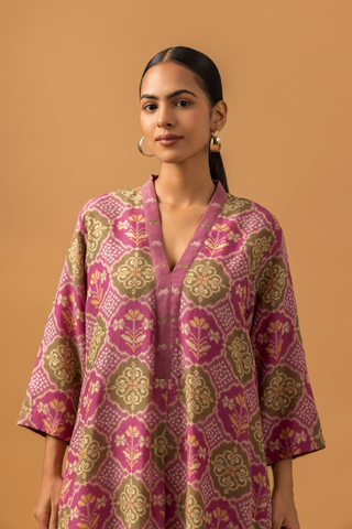 Naseebo Orchid Tapestry Linen Premium Co-ord Set