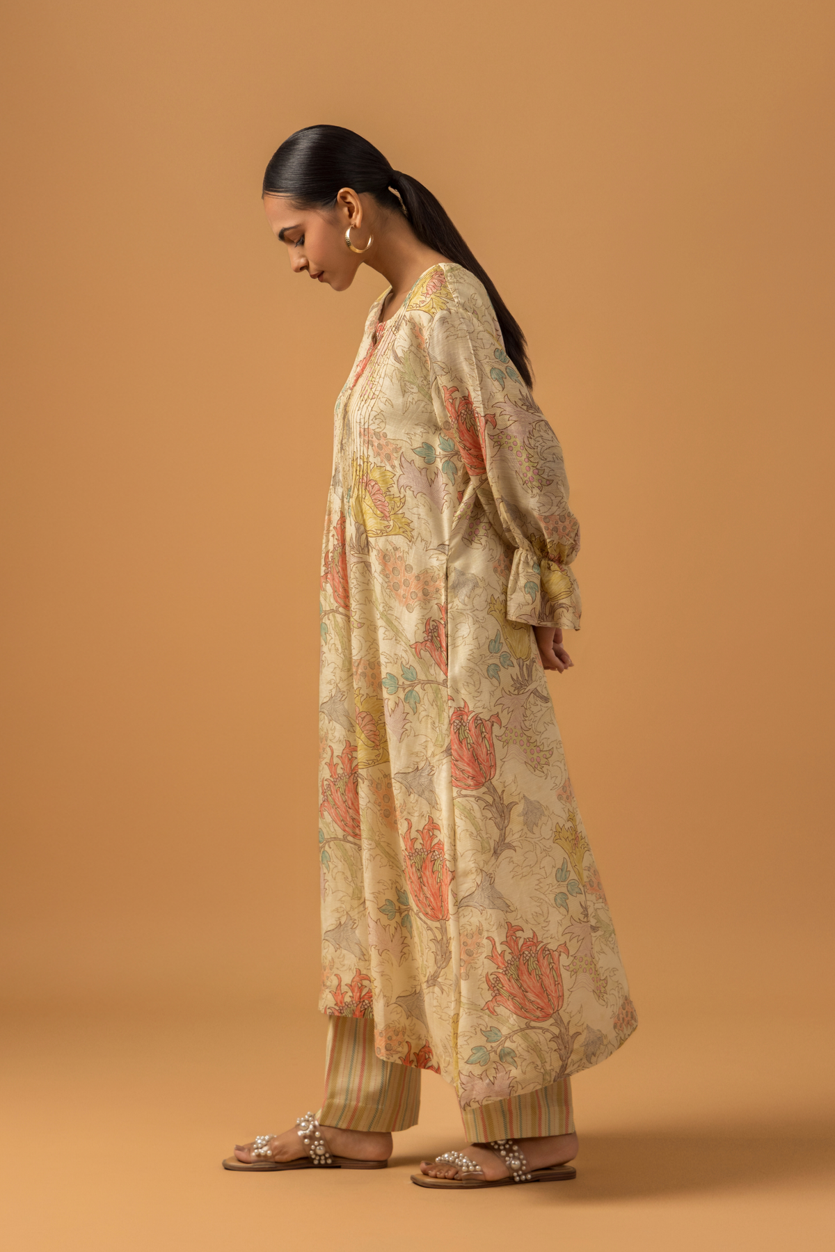Naseebo Golden Whispers Linen Co-ord Set