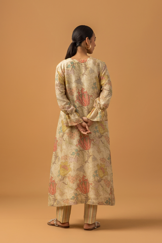 Naseebo Golden Whispers Linen Premium Co-ord Set