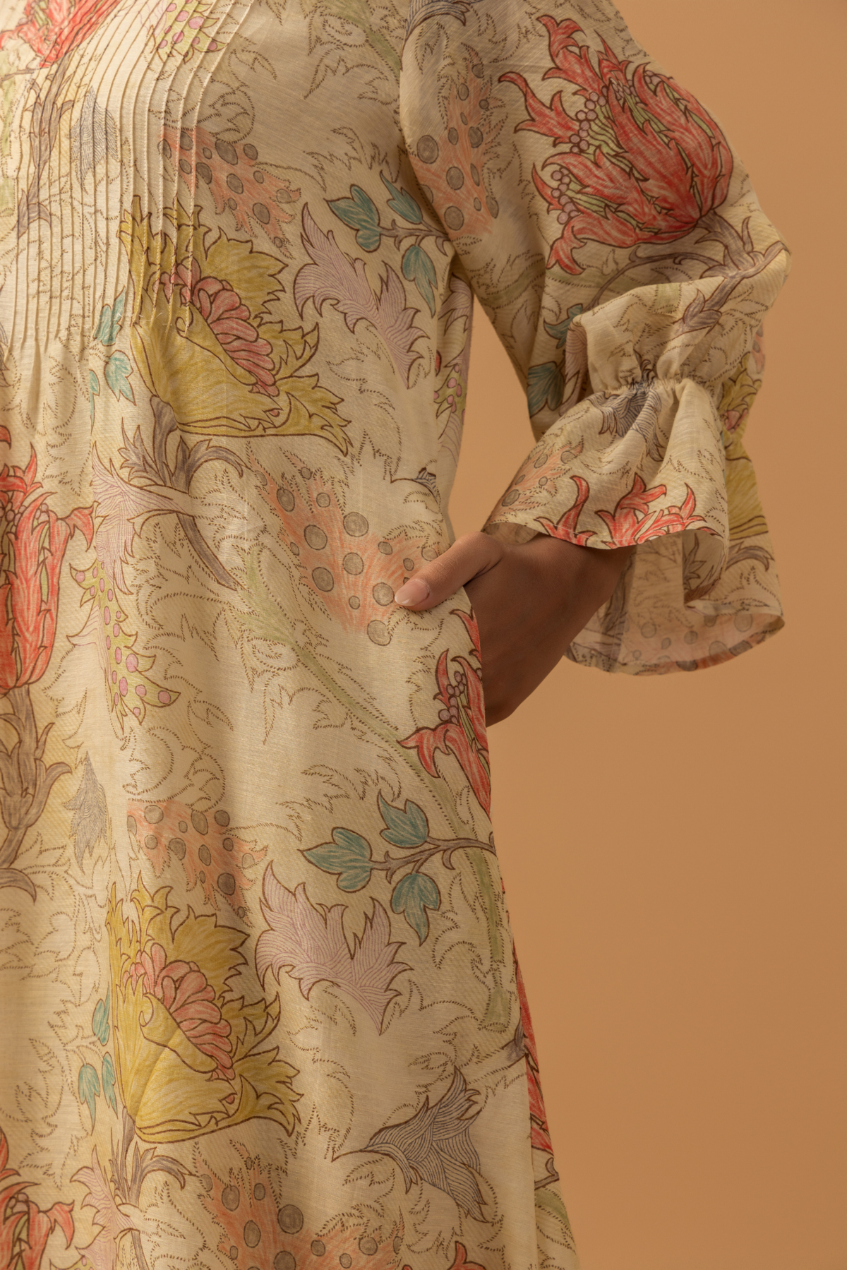 Naseebo Golden Whispers Linen Co-ord Set