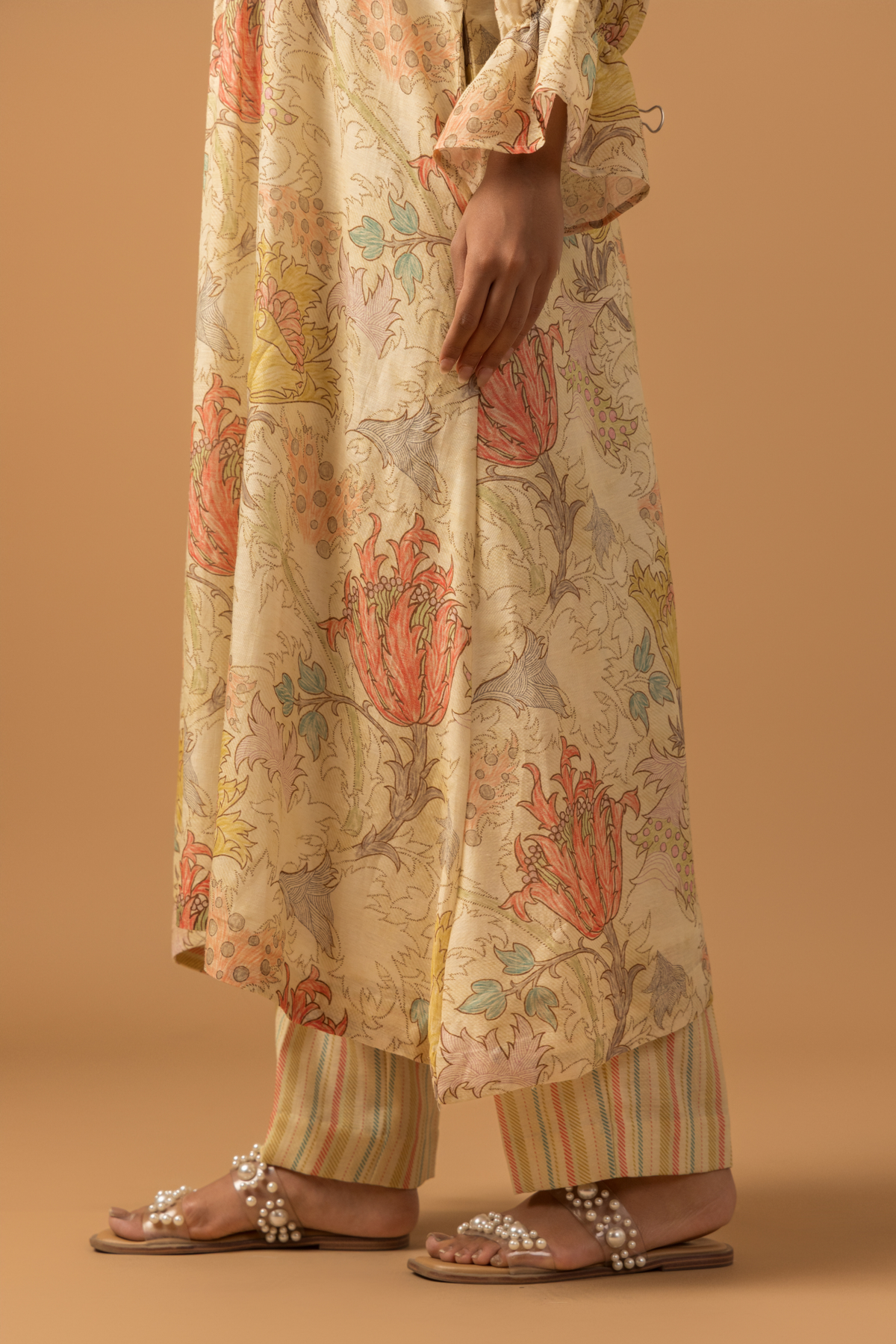Naseebo Golden Whispers Linen Co-ord Set