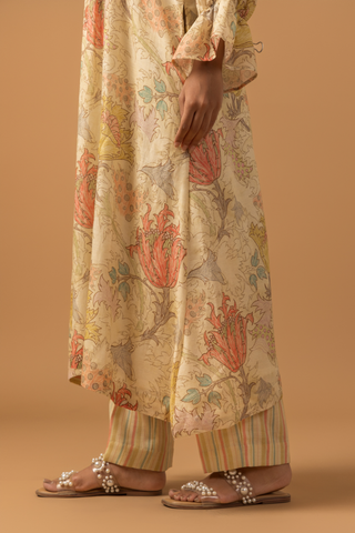 Naseebo Golden Whispers Linen Premium Co-ord Set