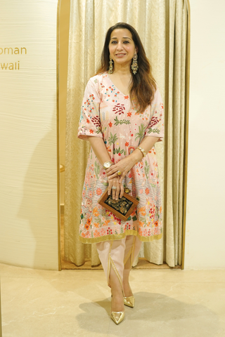 Naseebo Rose Garden Embroidered Co-ord Set