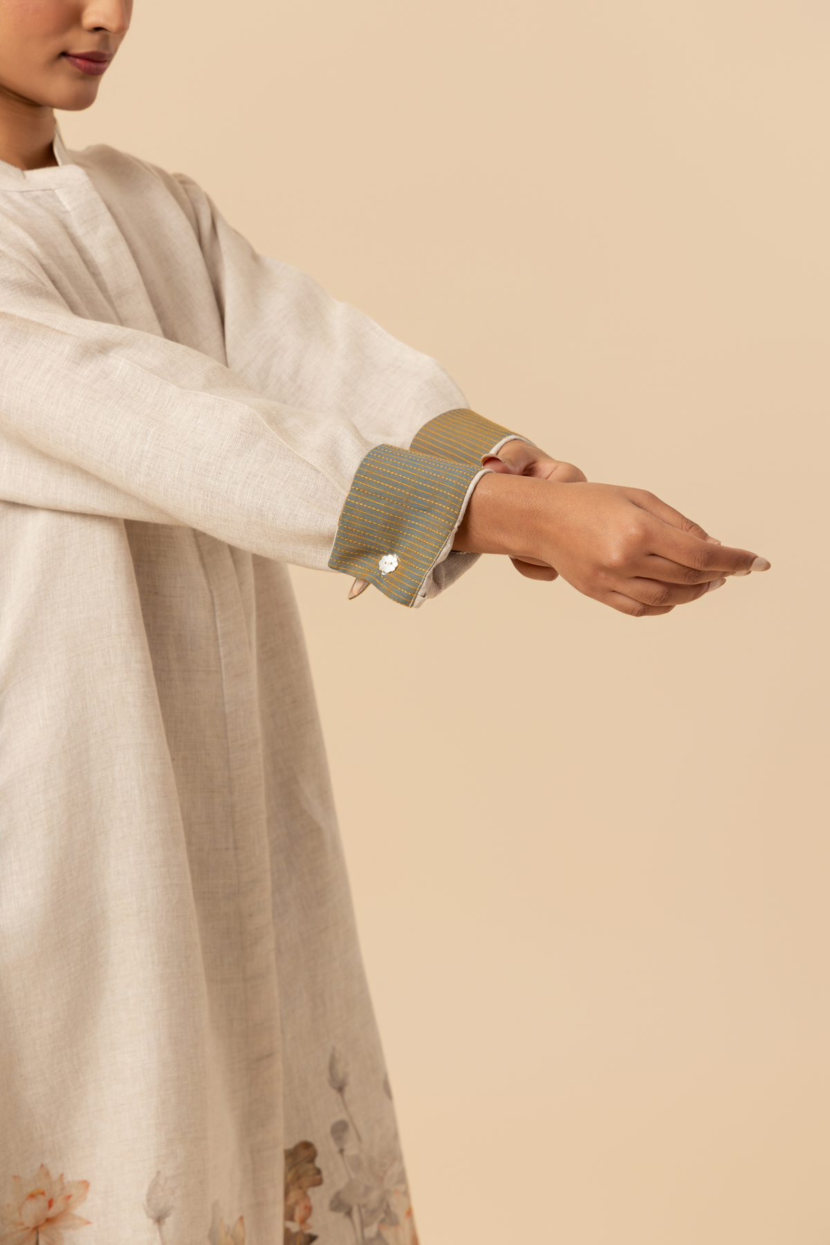 Naseebo Dune Petal Linen Co-ord Set
