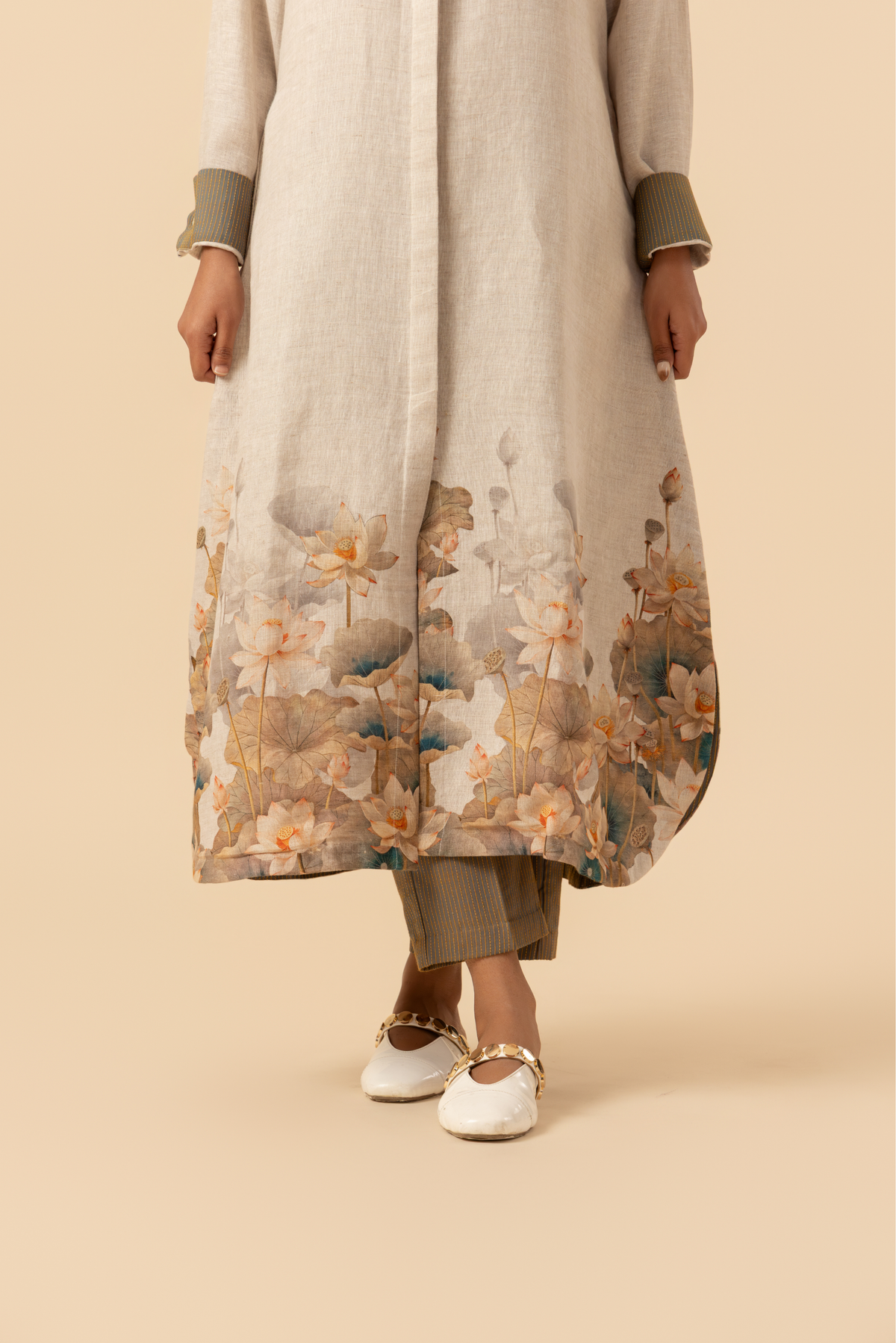 Naseebo Dune Petal Linen Co-ord Set