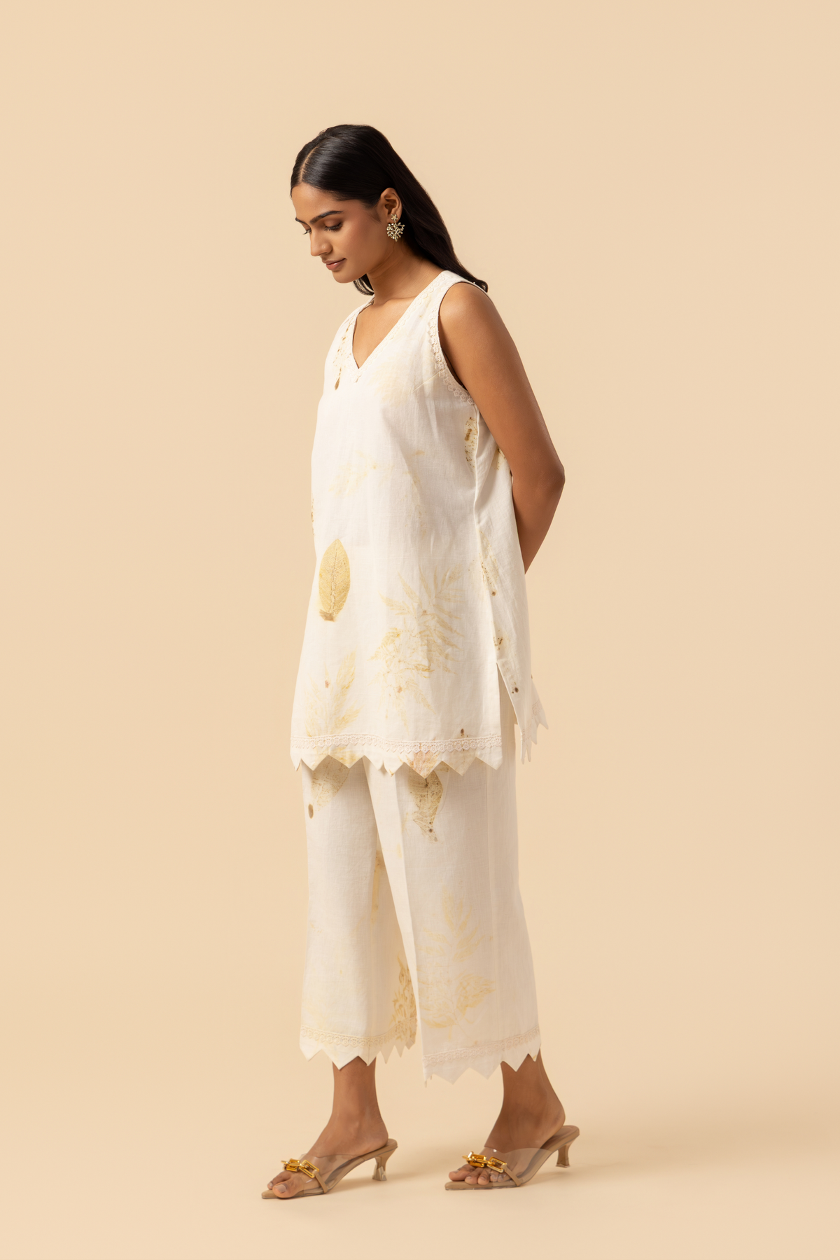 Naseebo Ivory Orchard Hemp Cotton Co-ord Set