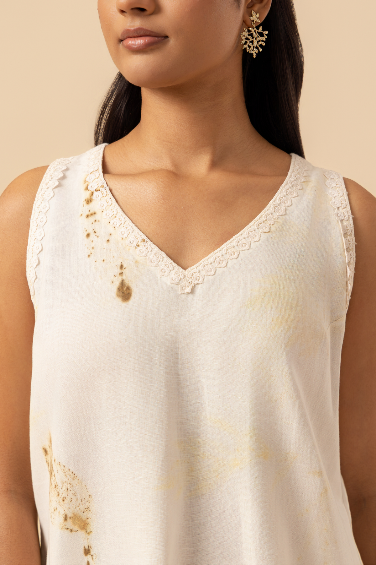 Naseebo Ivory Orchard Hemp Cotton Co-ord Set