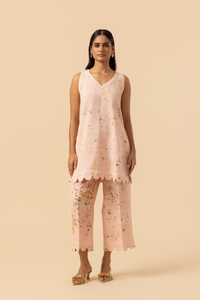 Naseebo Pink Whispers Hemp Cotton Co-ord Set