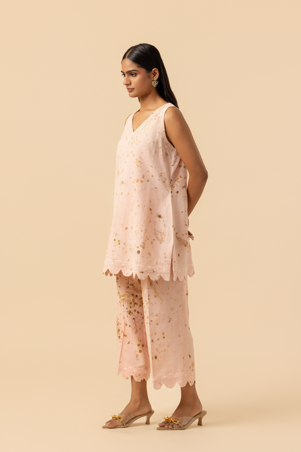 Naseebo Pink Whispers Hemp Cotton Co-ord Set