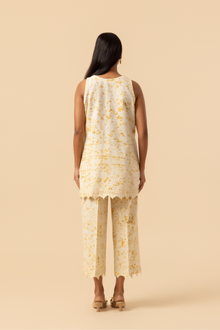 Naseebo Gold Ripple Hemp Cotton Co-ord Set