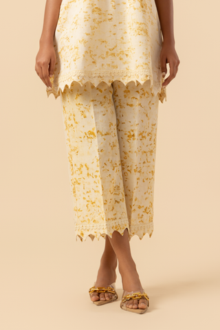 Naseebo Gold Ripple Hemp Cotton Co-ord Set
