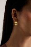 Aasma Multicolour Floral Hoop Earrings