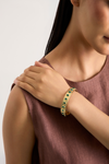 Celeste Emerald Gold Cuff