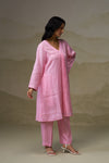 Naseebo Blush Pink Linen Co-ord Set