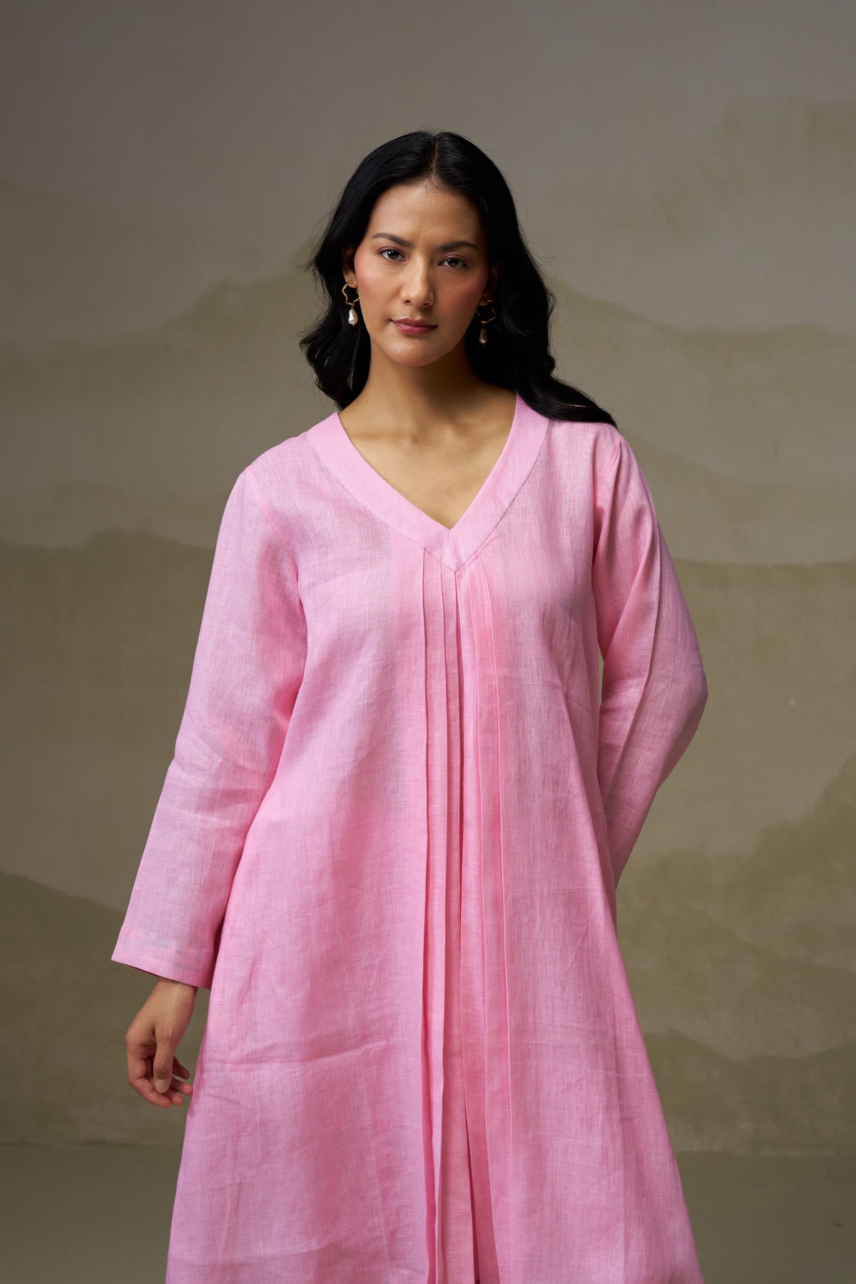 Naseebo Blush Pink Linen Co-ord Set