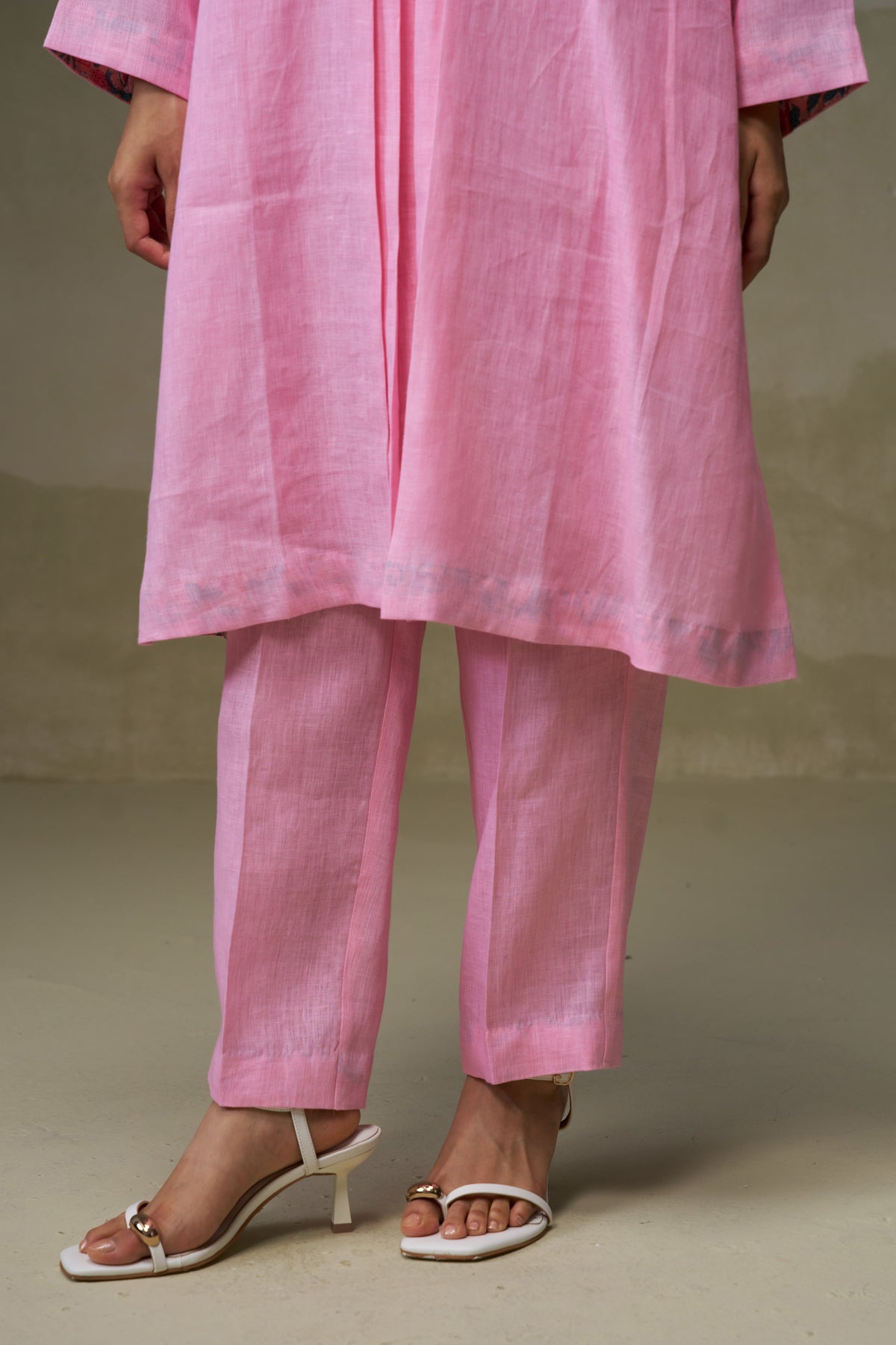 Naseebo Blush Pink Linen Co-ord Set