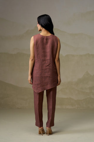 Naseebo Mocha Harmony Linen Co-ord Set