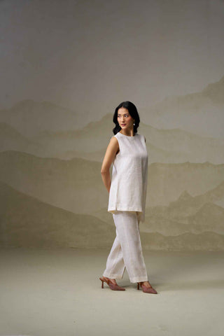 Cloud Dancer Linen Co-ord Set
