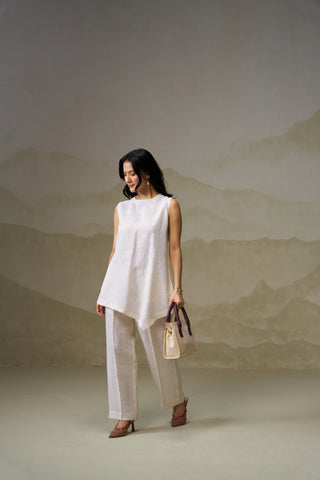 Cloud Dancer Linen Co-ord Set